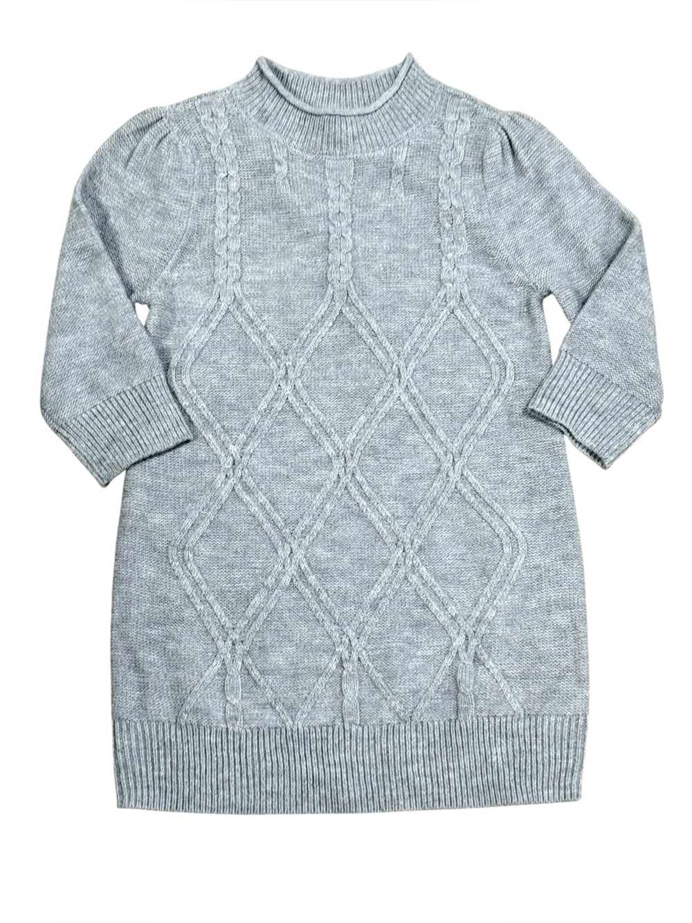 Amy Byer Light Grey Sweater Dress Size 14 NWOT